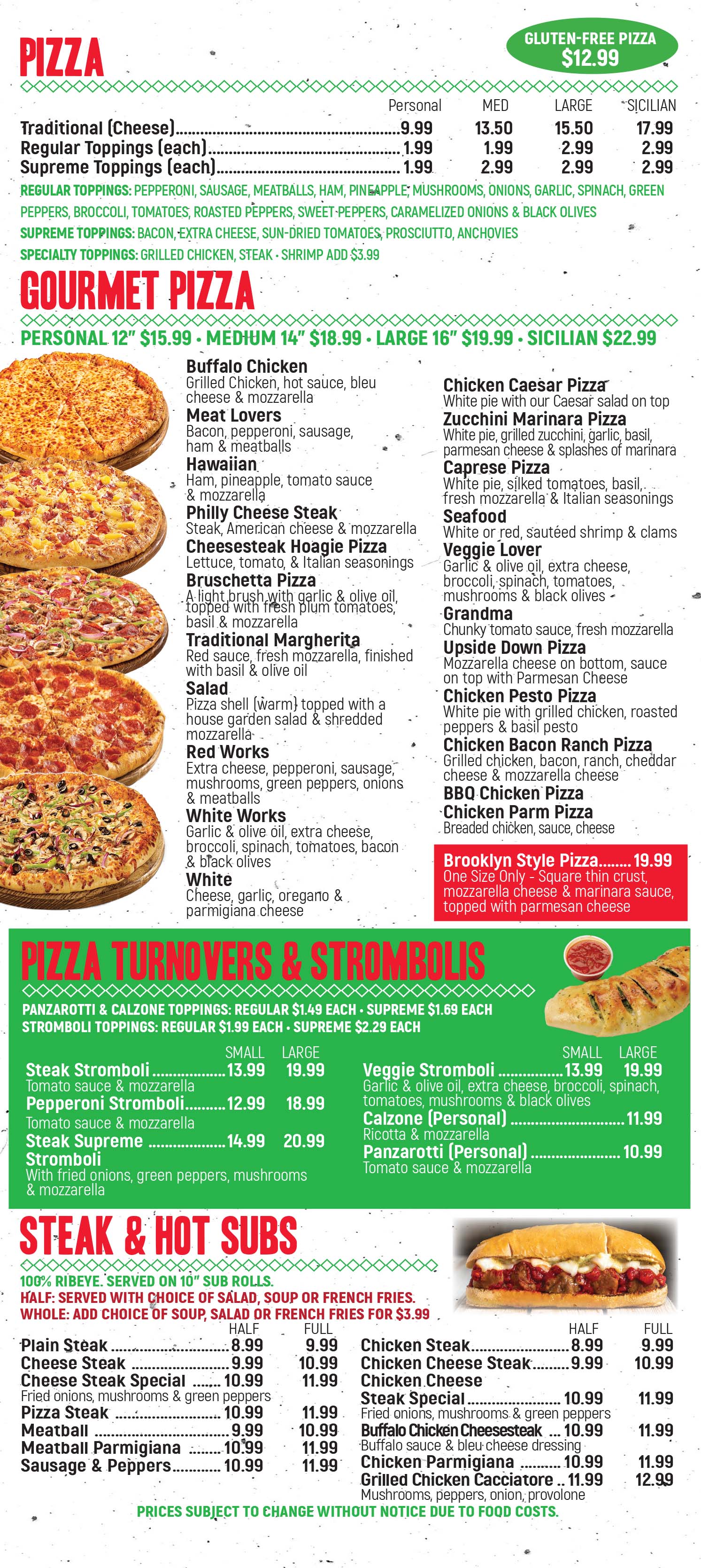 Pizza & Gourmet Pizza